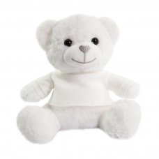 TB325-W: 25cm White Teddy Bear w/T Shirt